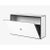 White frame shoe cabinet by Lassen. Dimensions: D 70 x W 21 x H 42 cm Materials: Finér, Melamin, Melamine, Metal, Veneer...