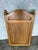 Large Mid-Century Modern Mirror in Bamboo and Pine For Sale - Image 4 of 6