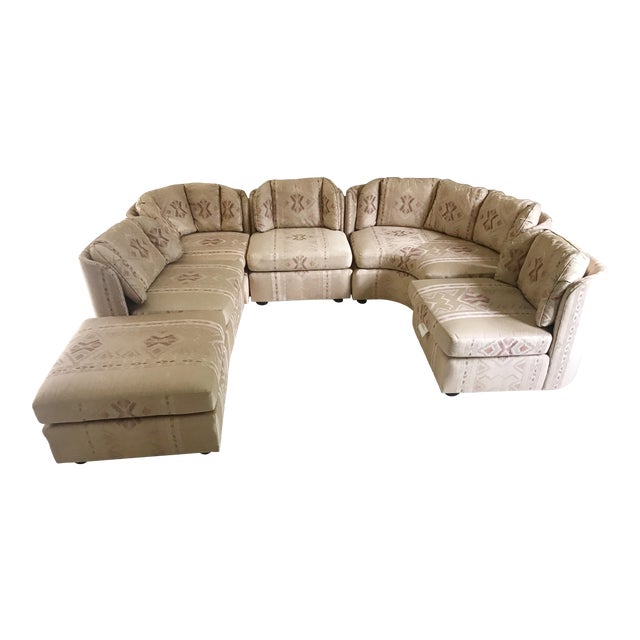 1980s Vintage Henredon Modular Sculptural Sectional Sofa Chairish