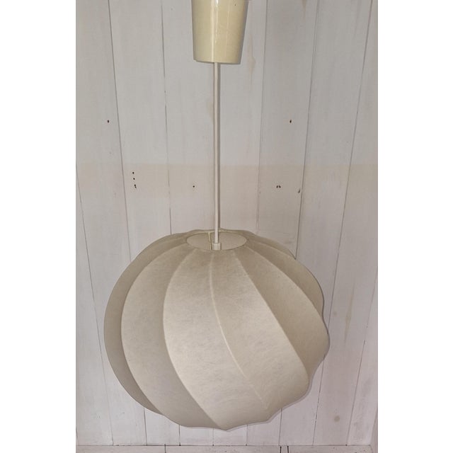 Cocoon Ceiling Lamp by Linus Bopp, 1970s For Sale - Image 4 of 9