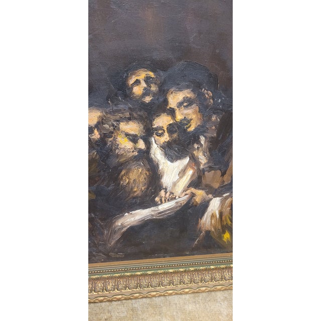 Pair Vintage Oil Paintings After Francisco Goya For Sale - Image 4 of 8