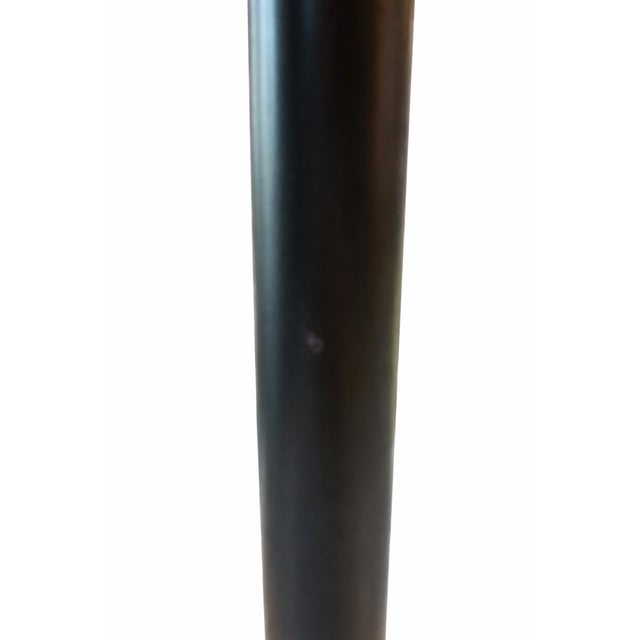 1970s Pair of Black and Brass Candlesticks With Square Bases, 1970s – 12” For Sale - Image 5 of 5