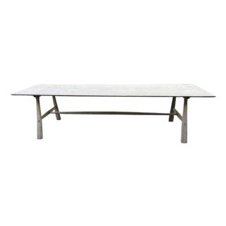 Andrianna Shamaris St. Barts Couture Teak Wood Dining Table For Sale