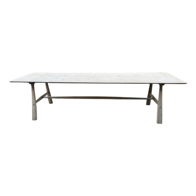 Andrianna Shamaris St. Barts Couture Teak Wood Dining Table For Sale