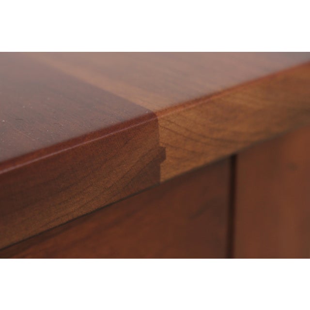 Stickley Cherry 2 Drawer Nightstand End Table For Sale - Image 9 of 14