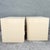 Wood Postmodern Cream Lacquer Laminate Bullnose Nightstands - A Pair For Sale - Image 7 of 7