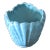 Vintage 1940s Blue Vase Planter by Abingdon For Sale