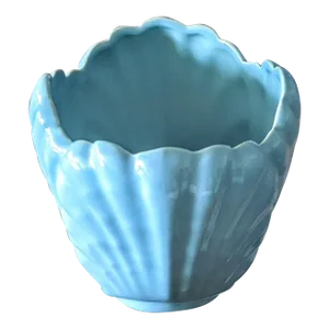 Vintage 1940s Blue Vase Planter by Abingdon
