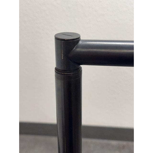 Metal Library Style Swing-Arm Floor Lamp For Sale - Image 7 of 12