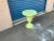 Wood Mid Century Style End Table Done in Mint Green Finish For Sale - Image 7 of 8