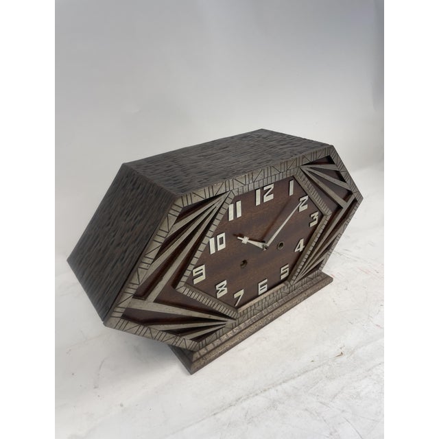 Vintage Art Deco Clock, 1920s For Sale - Image 6 of 16