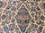 Vintage Kerman Rug, Hand-Knotted Wool, Allover Floral Pattern, Ivory & Blue, 9x12 For Sale - Image 15 of 17