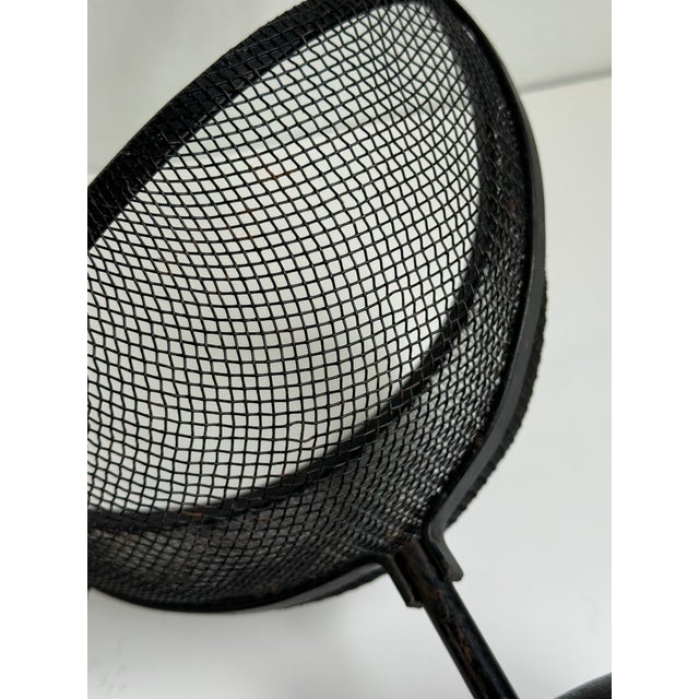 Mid-Century Modern Vintage Weinberg Style Wrought Iron Wire Chicken Basket - Mid-Century Folk Art For Sale - Image 3 of 11