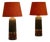 Large Vintage Swedish Ceramic Lamps from Tilgmans Company, 1960s, Set of 2 For Sale