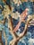 Aubusson French Tapestry Verdure Red Parrot in a Tree 18 Century For Sale - Image 4 of 15