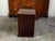 Brown 19th Century English Georgian Period Mahogany Desk with Ten Graduating Drawers and Shelf For Sale - Image 8 of 12