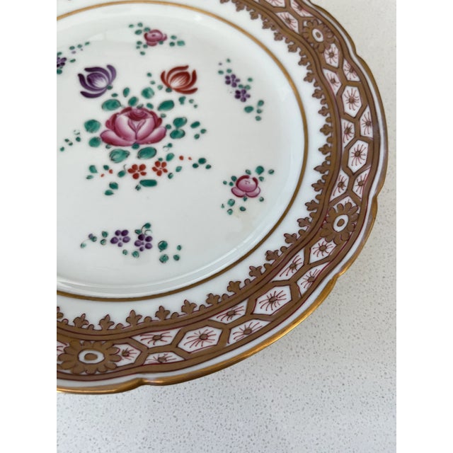 Samson plate, with a mark used on Chinese export reproduction. Early 30s to early 40s. Plate is in good condition, minor...