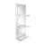 The Triplex Mirrored Wall Shelf Beautifully constructed, this multi mirrored wall shelf features three shelves and small...
