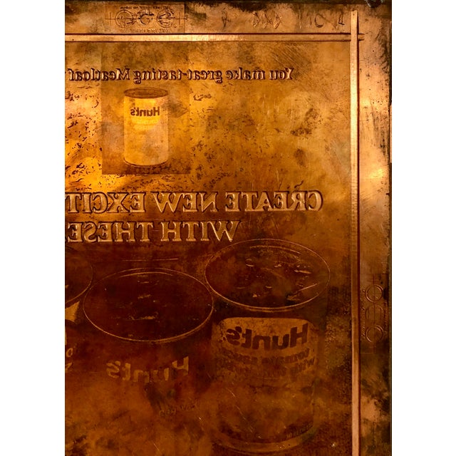 Three Vintage Photoengraved Copper Letterpress Printing Plates For Sale - Image 10 of 18