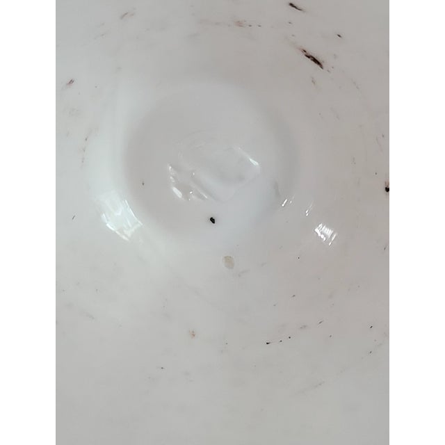 Glass Salviati Murano 1920s White Latticino Glass & Gold Aventurine Swan Candlestick For Sale - Image 7 of 8