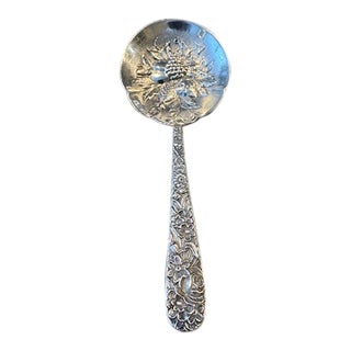 Antique Kirk & Sons Nut Spoon Sterling Silver For Sale