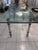 Hollywood Regency 1960's Maison Jansen Steel and Brass Dining Table For Sale - Image 3 of 10