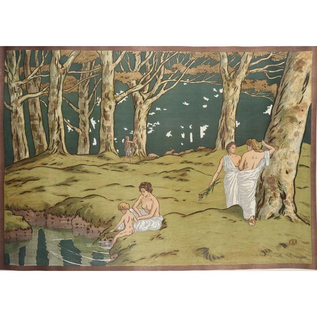 Henri Rivere, The Clearing, Original Lithograph For Sale - Image 6 of 6