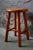 Beige Vintage Brutalist Chalet Stool, 1970s For Sale - Image 8 of 8