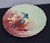 Antique: Early 20th Century Round Decorative Plate with a Scalloped Edge and Hand Painted Floral & Bird Details. The Maker...