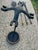Pilgrim Manufacturing Vintage Pilgrim Black Iron & Solid Brass Fireplace Tool Set For Sale - Image 4 of 9