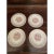 Shabby Chic Mid 20th Century 22k Dessert Plates by Edwin M Knowles China Co- Set of 4 For Sale - Image 3 of 8