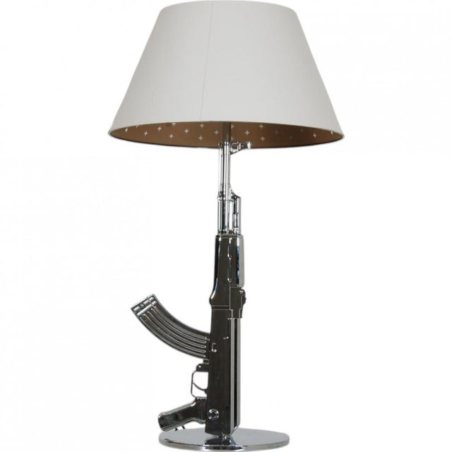 AK-47 Table Lamp in Chrome from Philippe Starck For Sale - Image 10 of 10