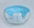 Sky Blue C.1960's Italian Hand-Blown Alfredo Barbini "Infinity," Swirl Triple Cased Murano Catchall Bowl For Sale - Image 8 of 18