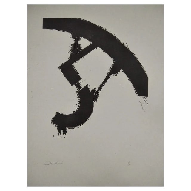 Domenech, Composition, 2000, Ink on Cardboard For Sale