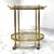 Vintage French Brass Bar Cart from Maison Baguès For Sale - Image 10 of 13
