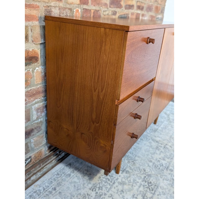 Brown Mid-Century Sideboard from Avalon, 1960s For Sale - Image 8 of 10