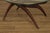 Mid Century Modern Glass Top Walnut Coffee Table For Sale - Image 4 of 18