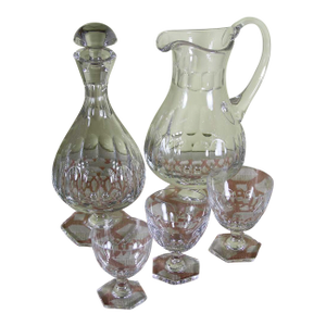1990s Superb 7 Pc Crystal Set Designed for Renwick & Clarke