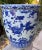 Blue 17th Century Antique Chinese Ming Dynasty Deer Phoenix Mythical Porcelain Jardiniere Planter Pot For Sale - Image 8 of 12