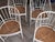 White Set of Four Regency Style White Painted Faux Bamboo Armchairs With Cane Seats For Sale - Image 8 of 13