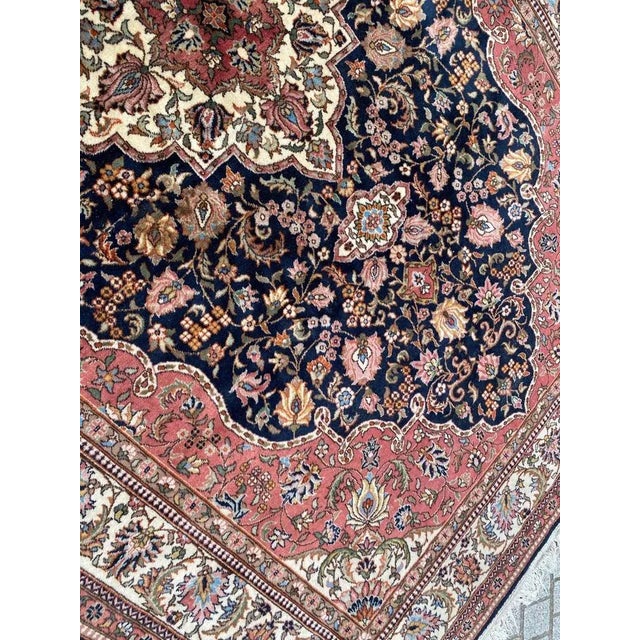 Vintage Turkish Hereke Rug For Sale - Image 11 of 18