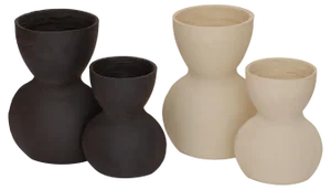 Black and White Unira Lamps by Ia Kutateladze, Set of 4