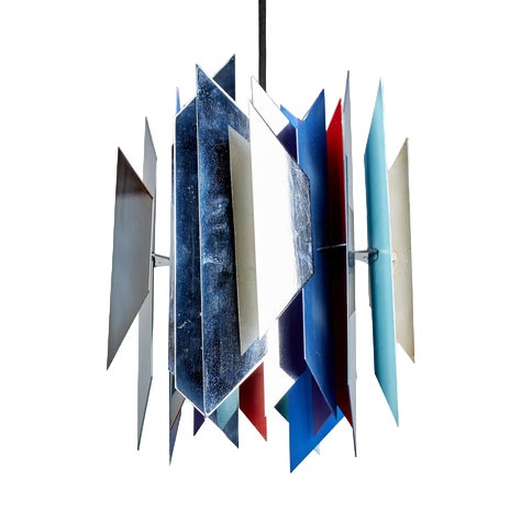 Divan-2 Pendant Lamp by Simon P. Henningsen for Lyfa, 1960s For Sale