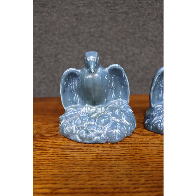 Rookwood Pottery Rook Bird Bookends, Pair For Sale In Philadelphia - Image 6 of 12