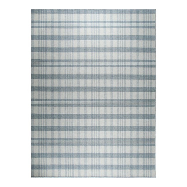 5x8 Handcrafted Vibrant Gray Geometric Modern Flatweave Wool Carpet Rug For Sale