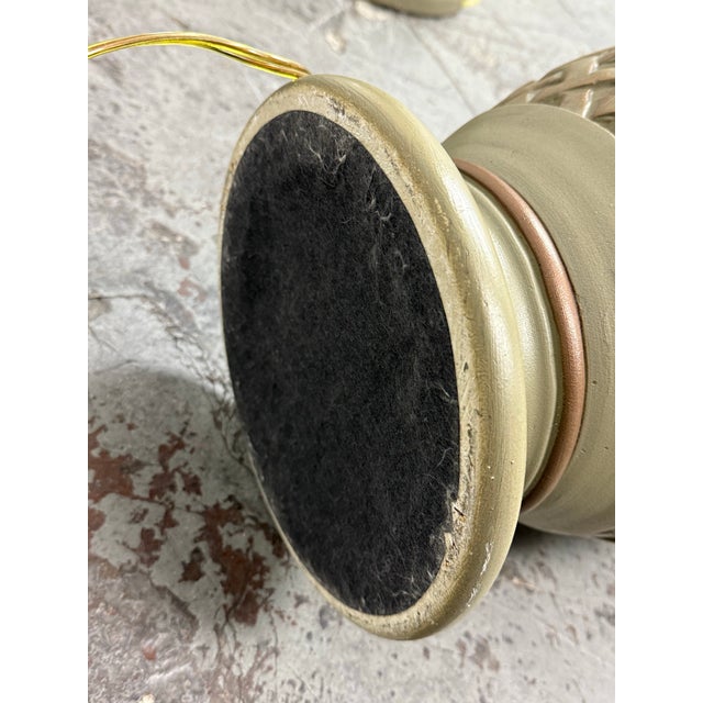 Lamps Forever, Sun Valley Green Lattice Urn Style Table Lamp For Sale In San Francisco - Image 6 of 12