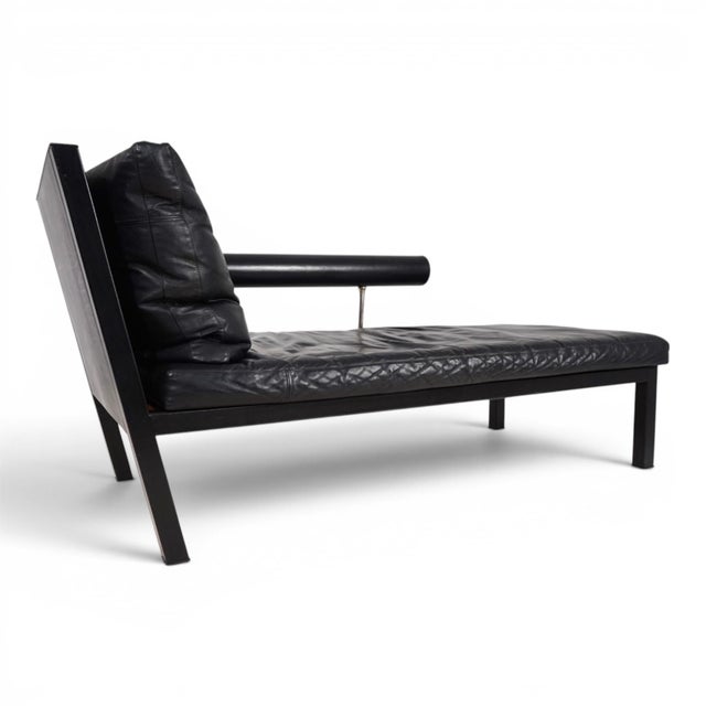 Baisity Chaise Longue in Leather by Antonio Citterio for B&B Italia / C&B Italia, 1980s For Sale - Image 16 of 18