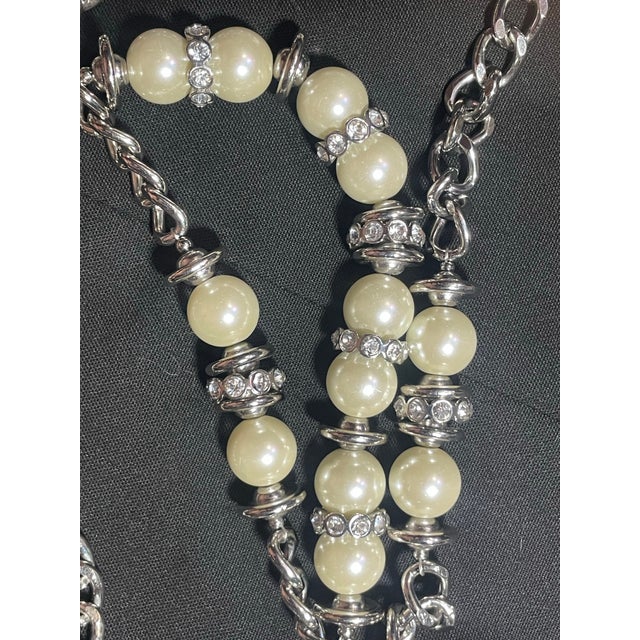 Contemporary 1980s Givenchy Huge Statement / Runway Glam Multi Strand Necklace For Sale - Image 3 of 6
