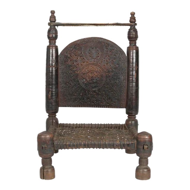 1930s Vintage Hand Carved African Chair Chairish