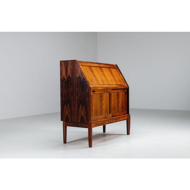 1960s Secretaire in Rosewood by H.W. Klein for Bramin, 1960 For Sale - Image 5 of 18